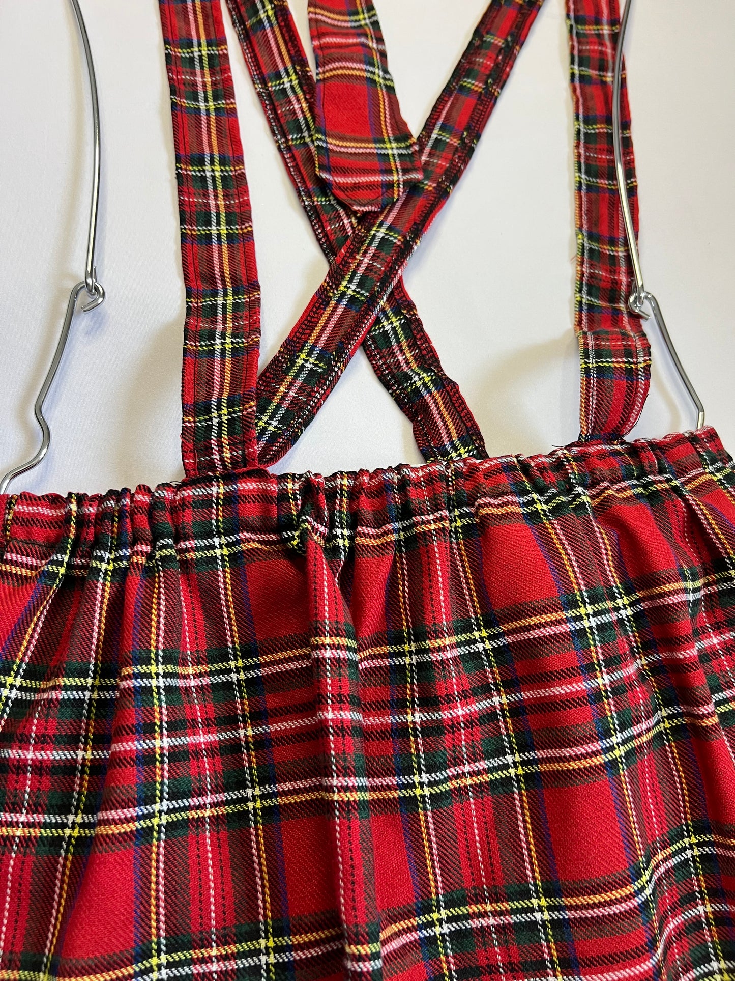 Red Plaid Lingerie Set