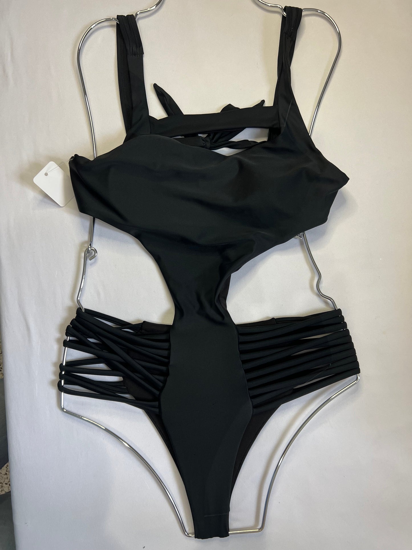 Elegant Black One-Piece Swimsuit