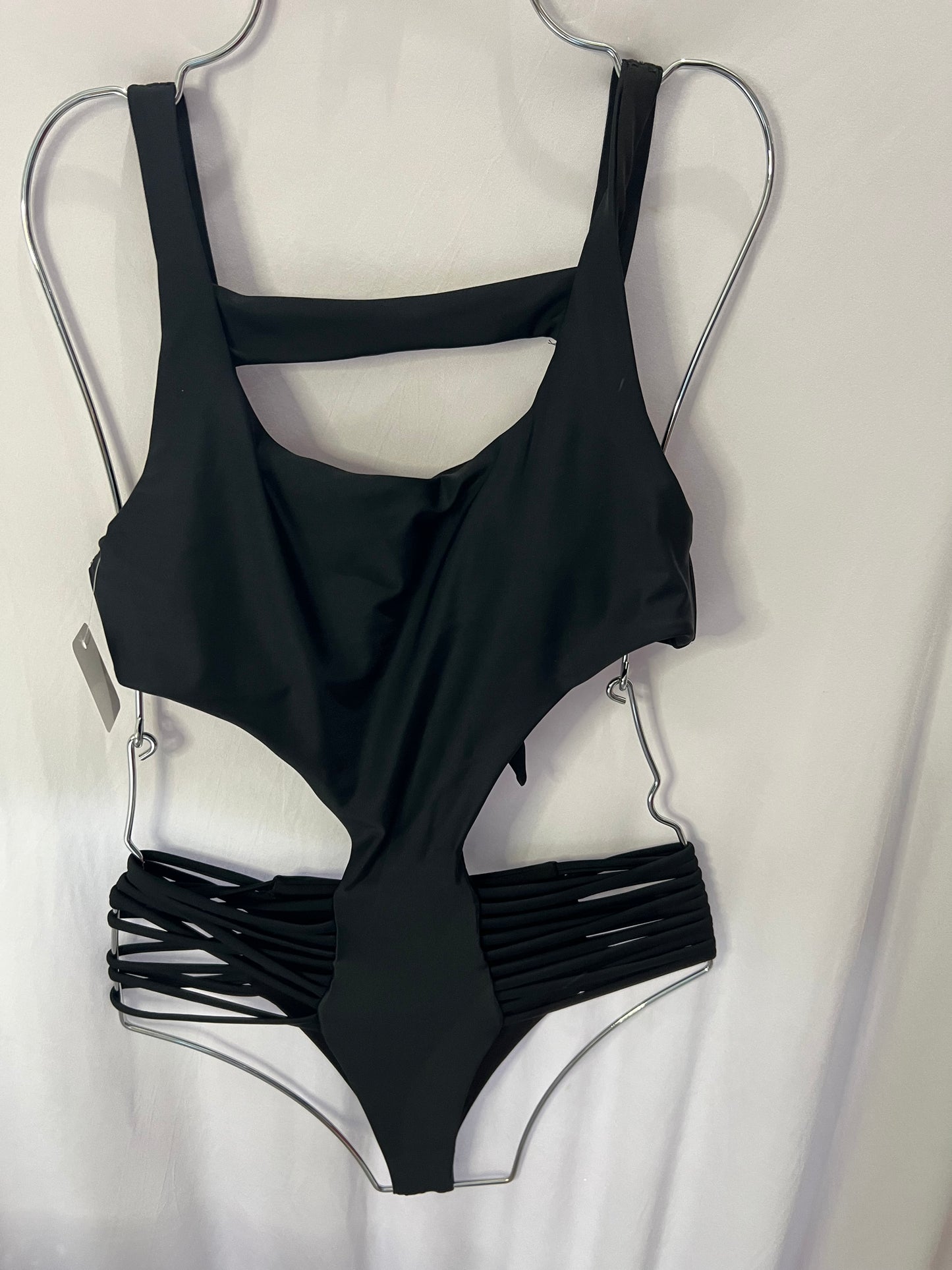 Elegant Black One-Piece Swimsuit