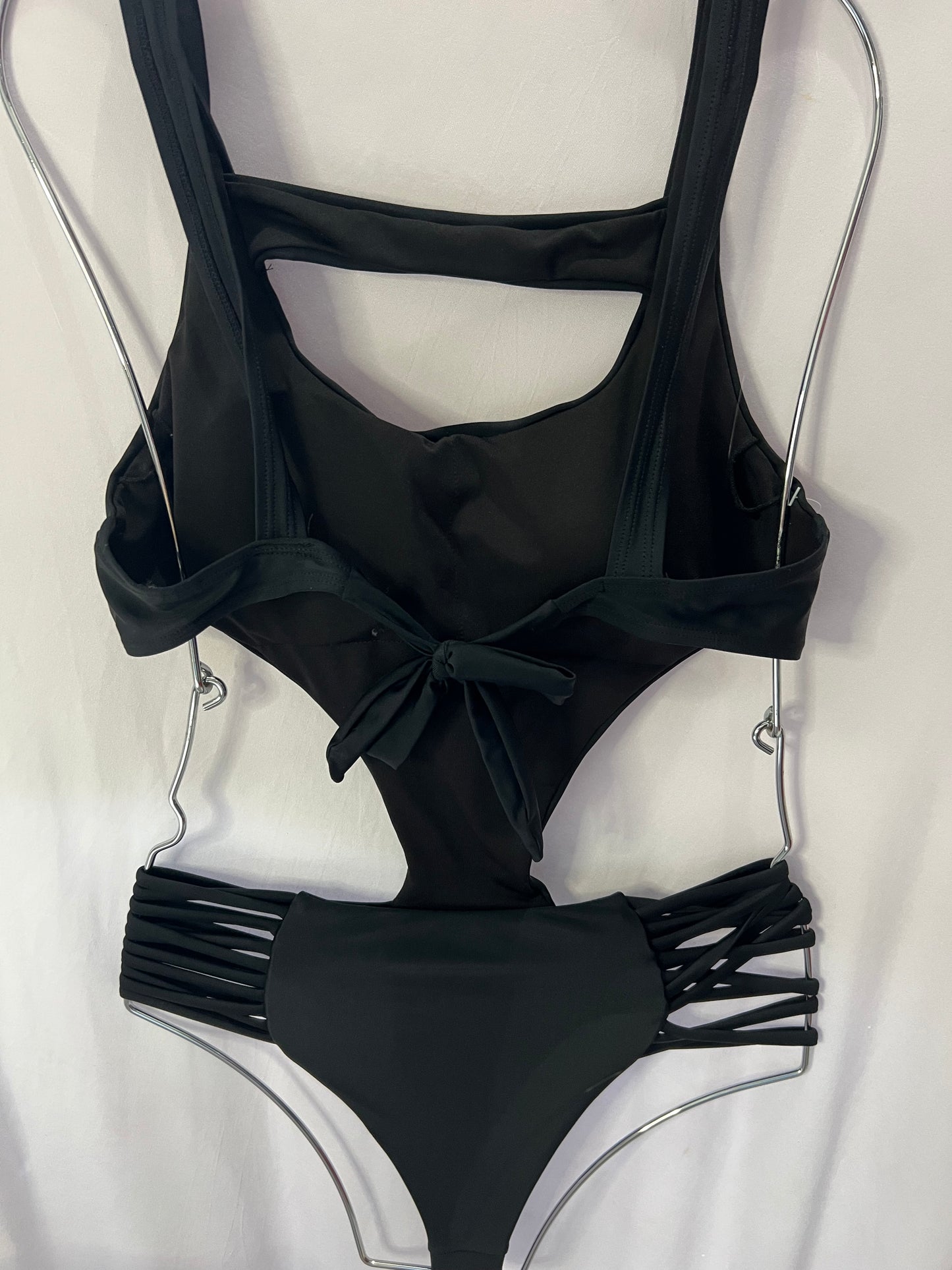 Elegant Black One-Piece Swimsuit