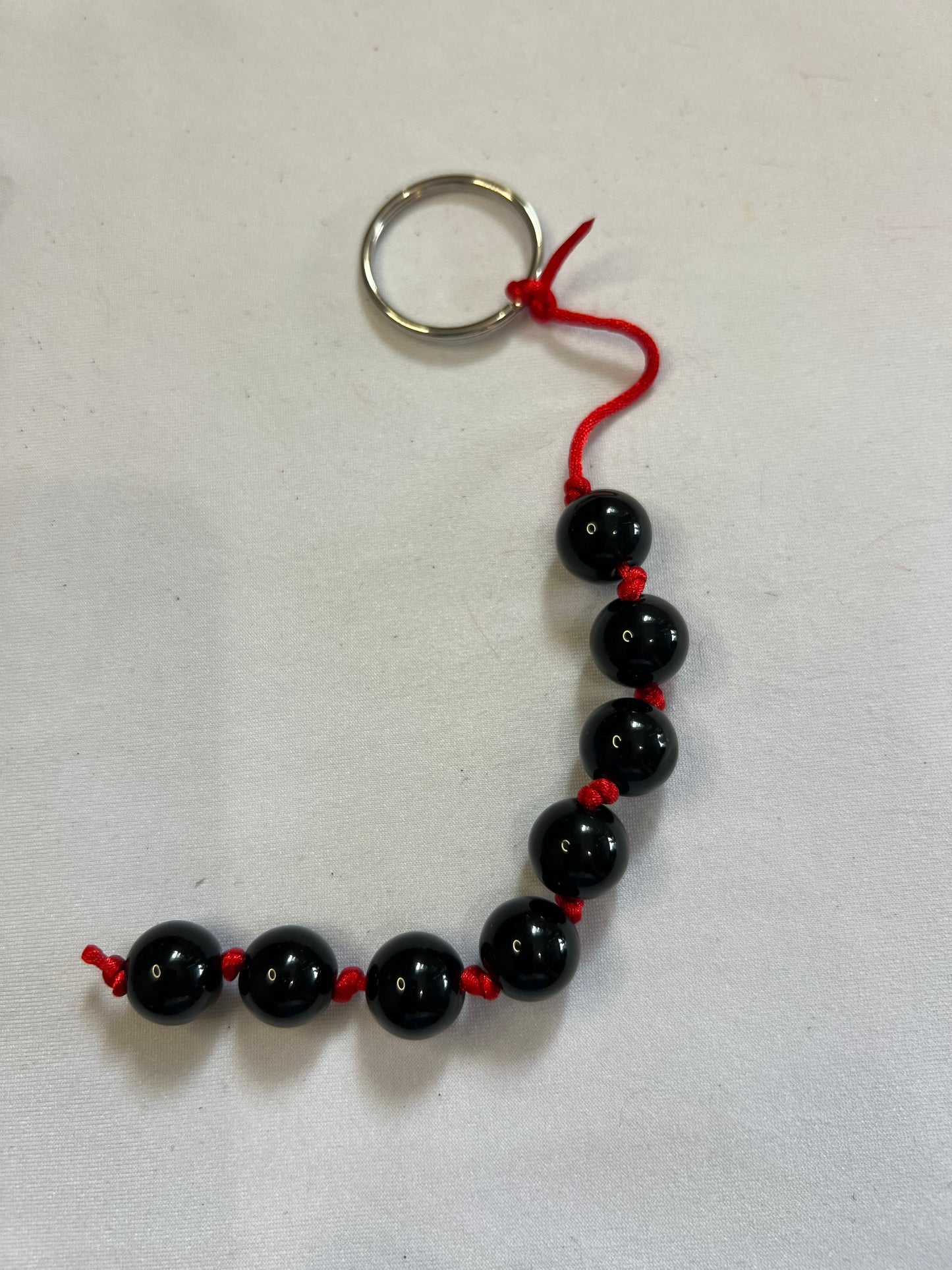 Anal Beads with Ring Handle – 8 Smooth Beads
