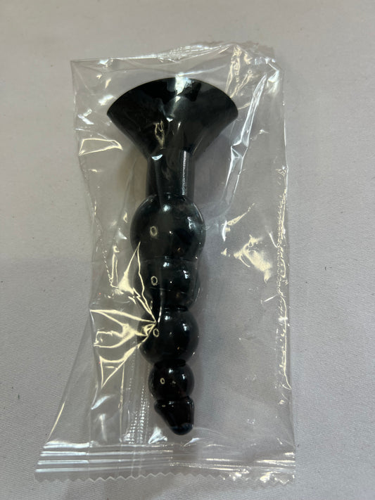 Black Silicone Anal Beads Plug – Flexible & Tapered Design