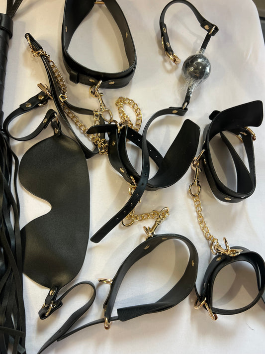 Deluxe BDSM Bondage Set – 15 Pieces for Ultimate Sensual Play