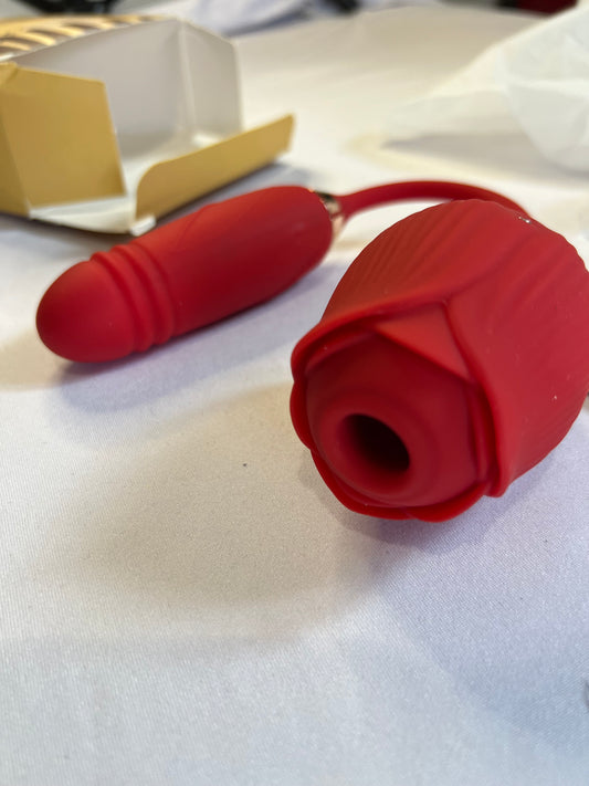 Rose Dual-Stimulation Vibrator – USB Rechargeable