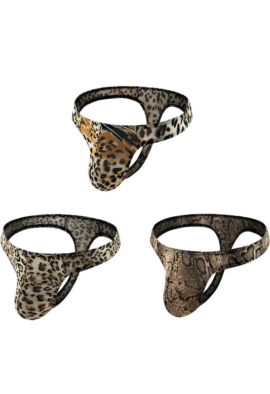 Wild Instinct – Men’s Exotic Animal Print Thongs