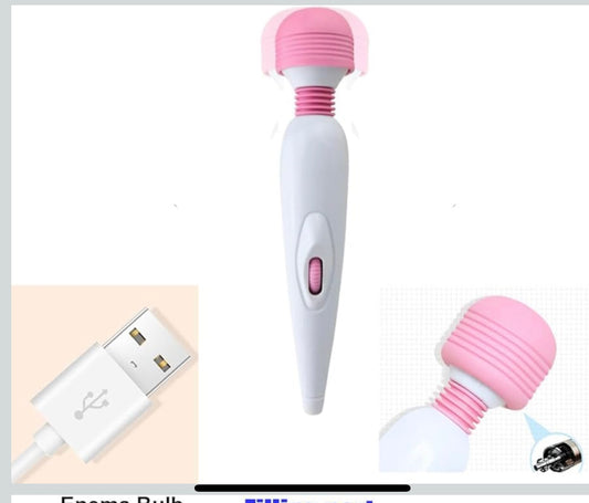 Mini USB Rechargeable Wand Vibrator